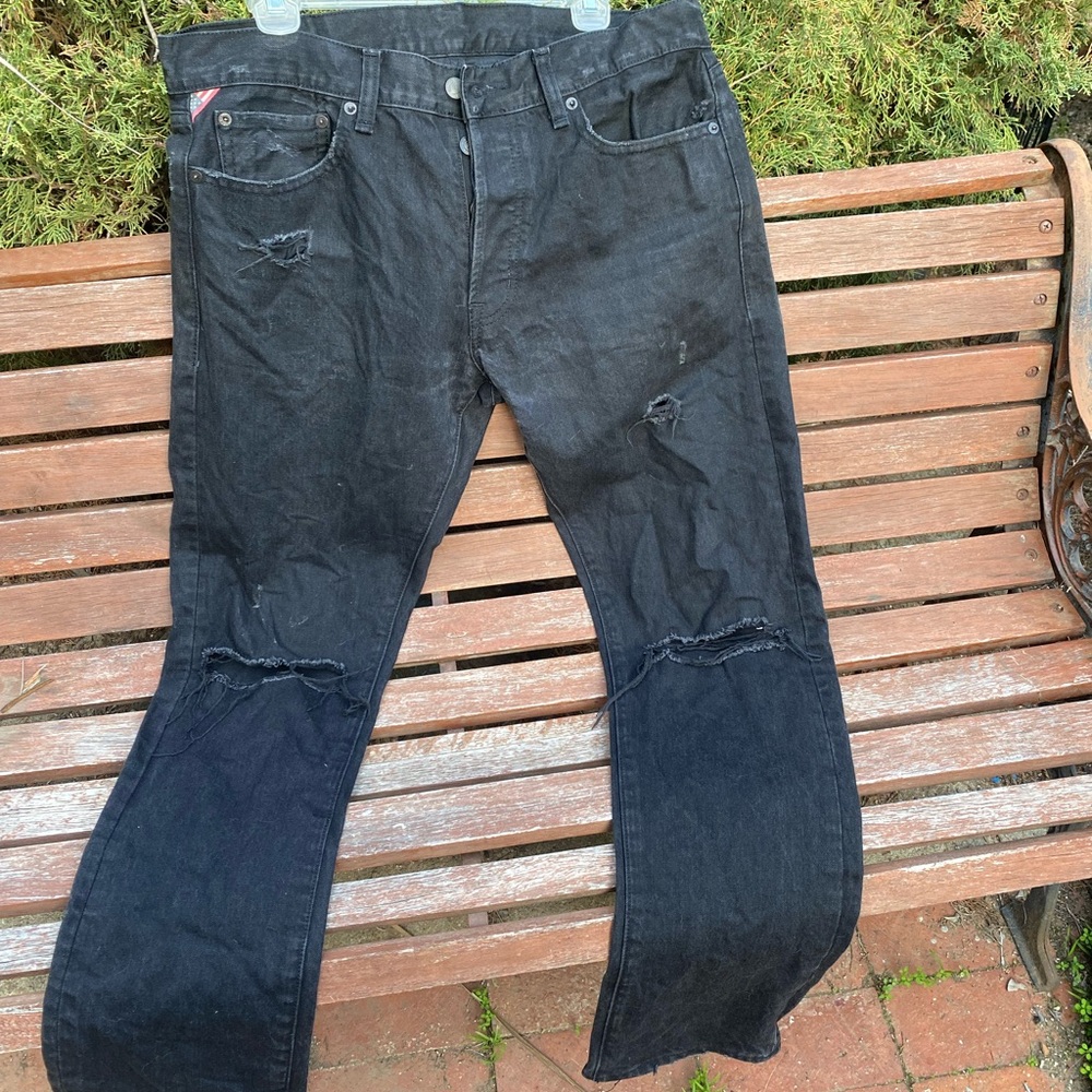 Denim & Supply Ralph Lauren Black Straight Jeans